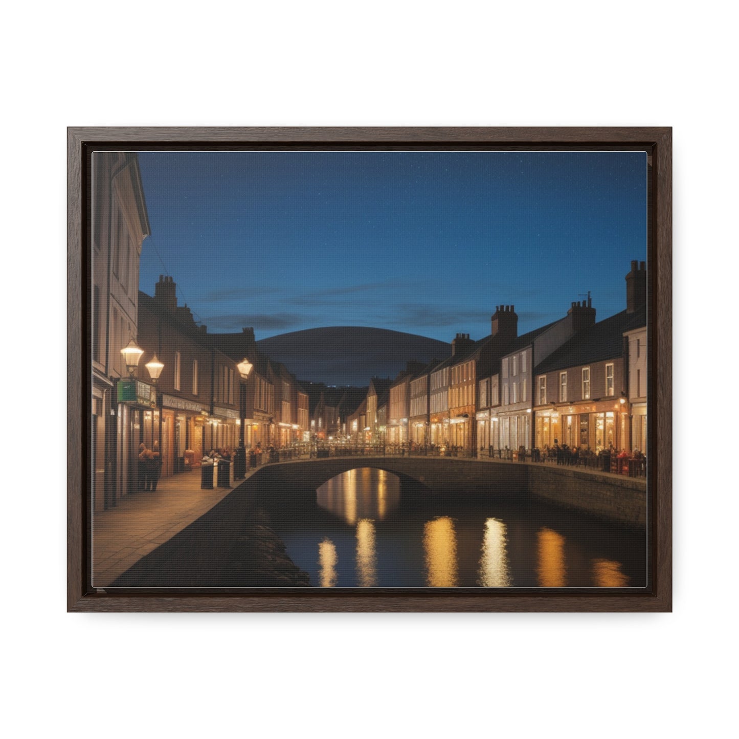 Canal, Wall Art, Gallery Canvas Wraps, Horizontal Frame