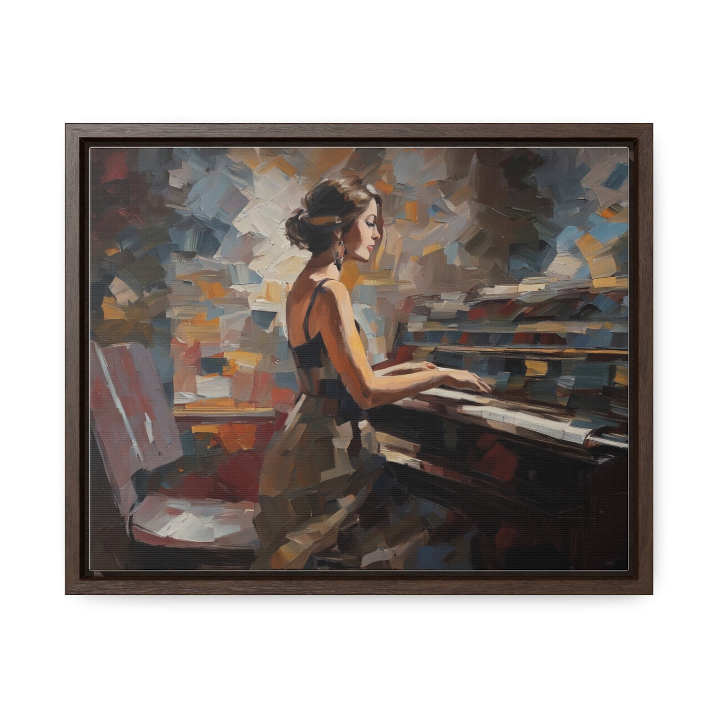 Piano, Wall Art, Gallery Canvas Wraps, Horizontal Frame