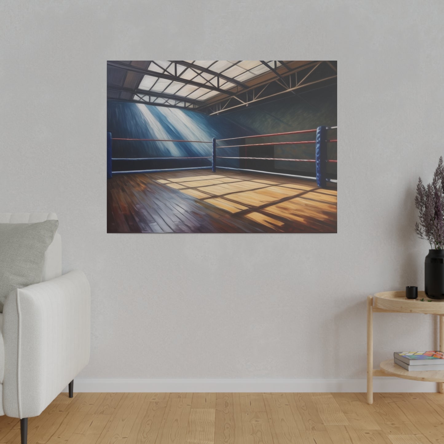 Boxing Ring, Wall Art, Matte Canvas, Stretched, 0.75"