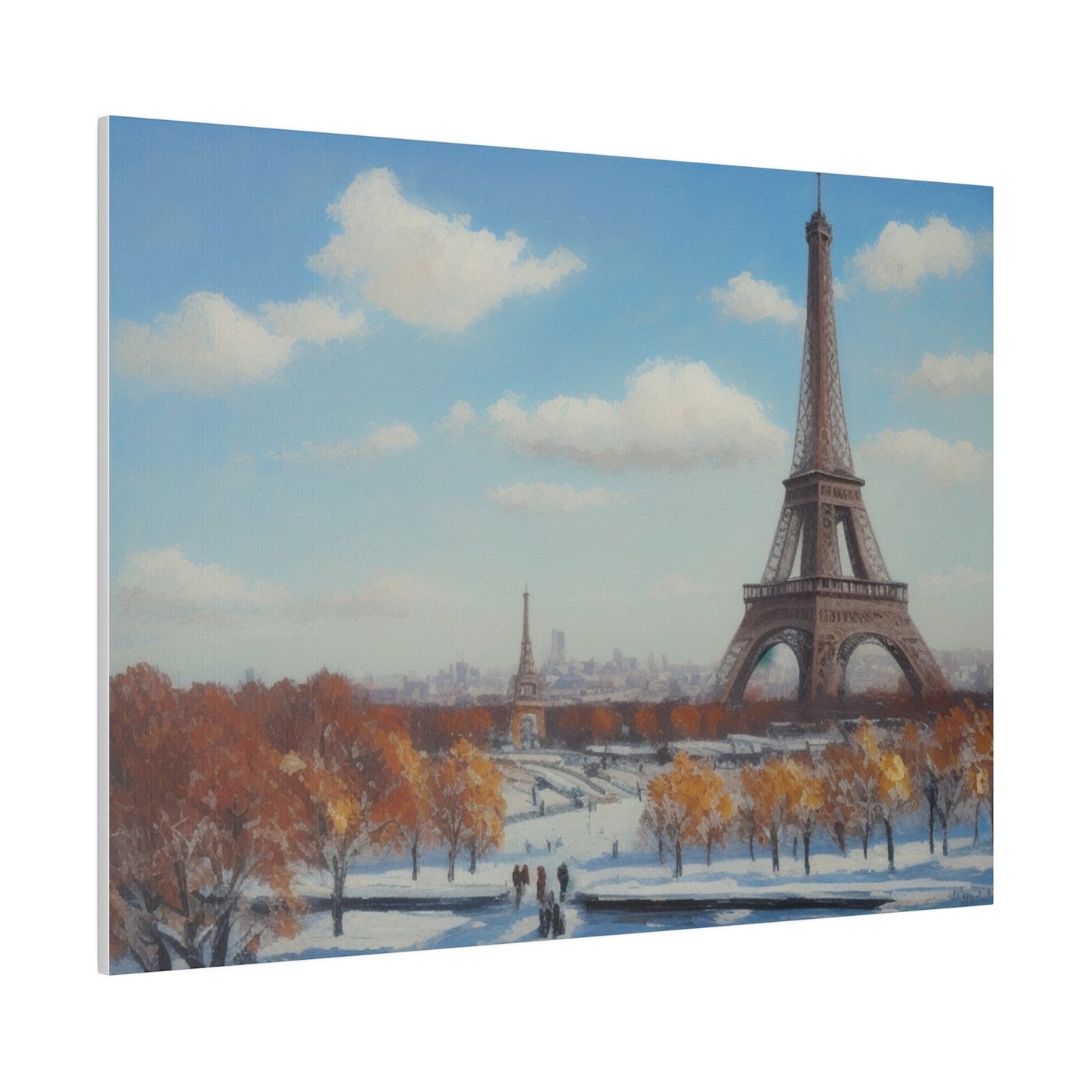 Eiffel Tower, Wall Art, Matte Canvas, Stretched, 0.75"