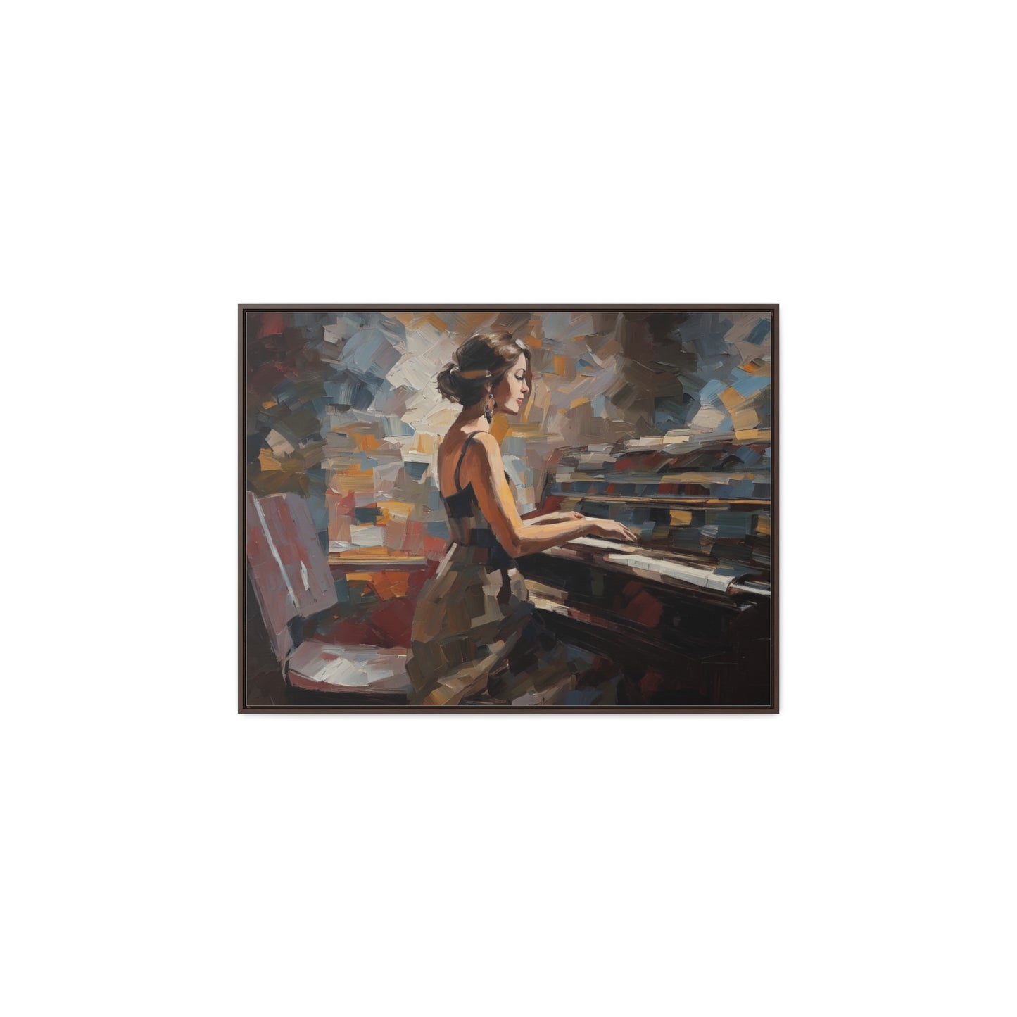 Piano, Wall Art, Gallery Canvas Wraps, Horizontal Frame