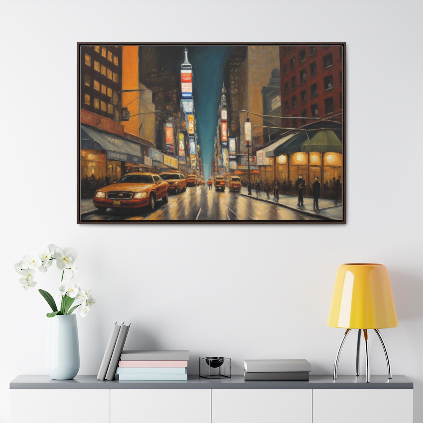 The City, Wall Art, Gallery Canvas Wraps, Horizontal Frame