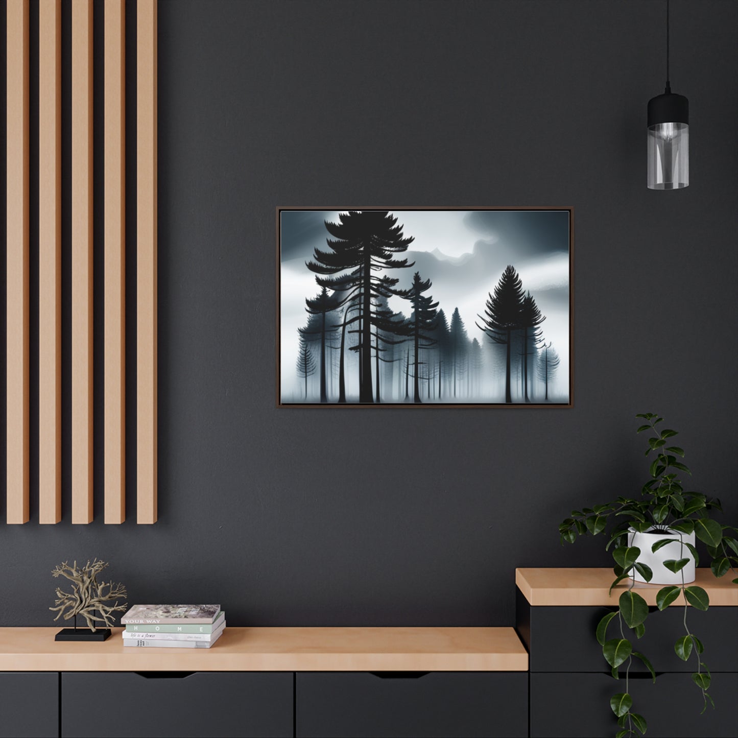 Gray Day, Wall Art, Gallery Canvas Wraps, Horizontal Frame