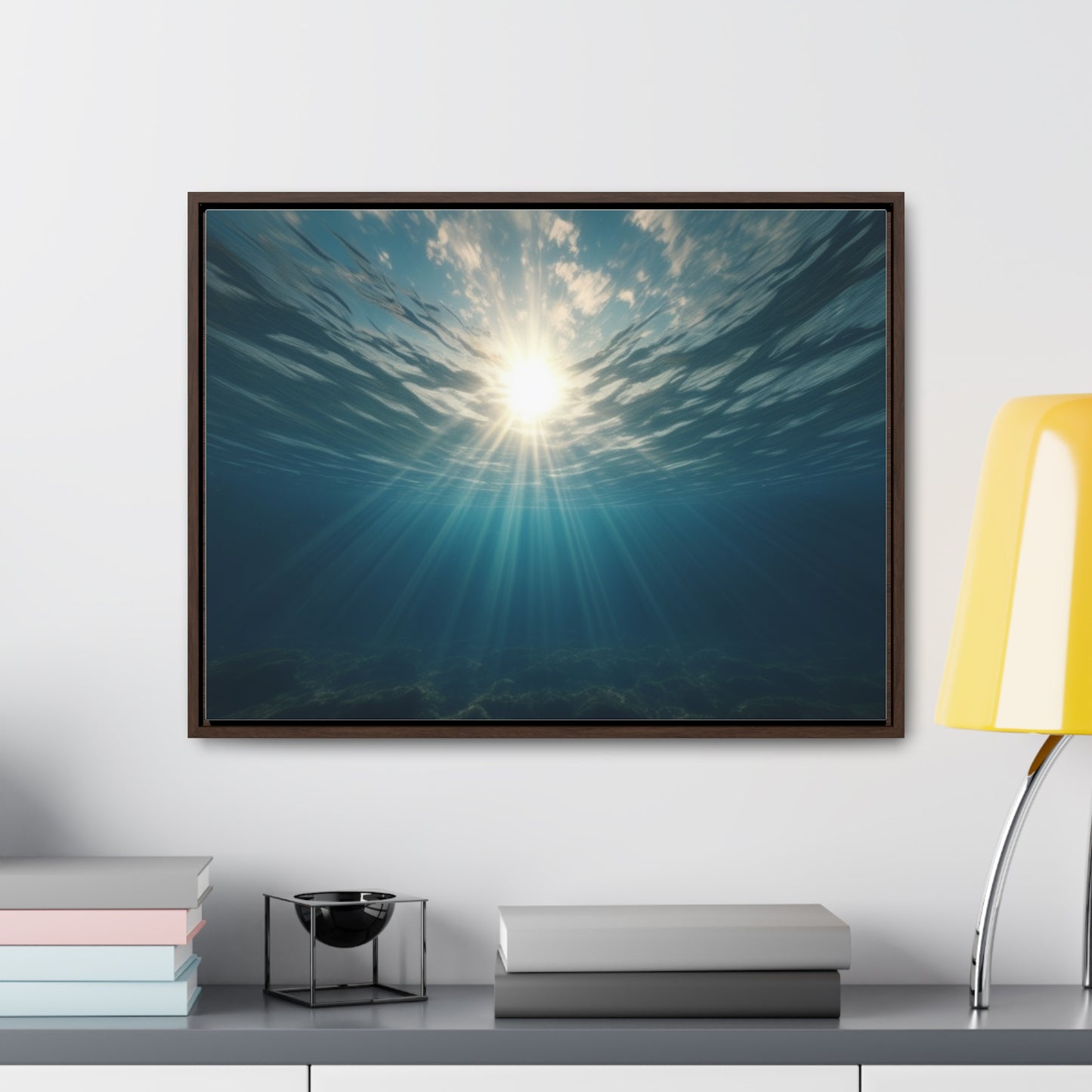 Under Water, Wall Art, Gallery Canvas Wraps, Horizontal Frame