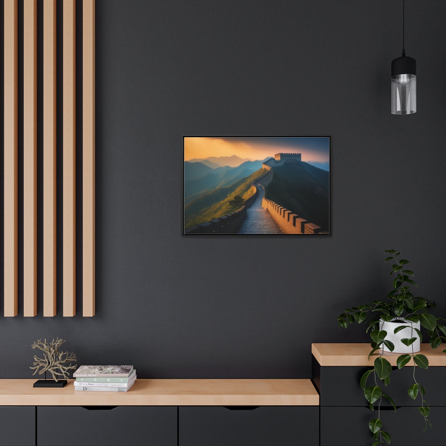 Great Wall of China, Wall Art, Gallery Canvas Wraps, Horizontal Frame