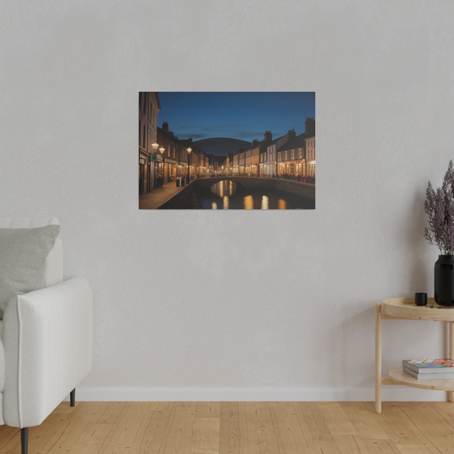 Canal, Wall Art, Matte Canvas, Stretched, 0.75"