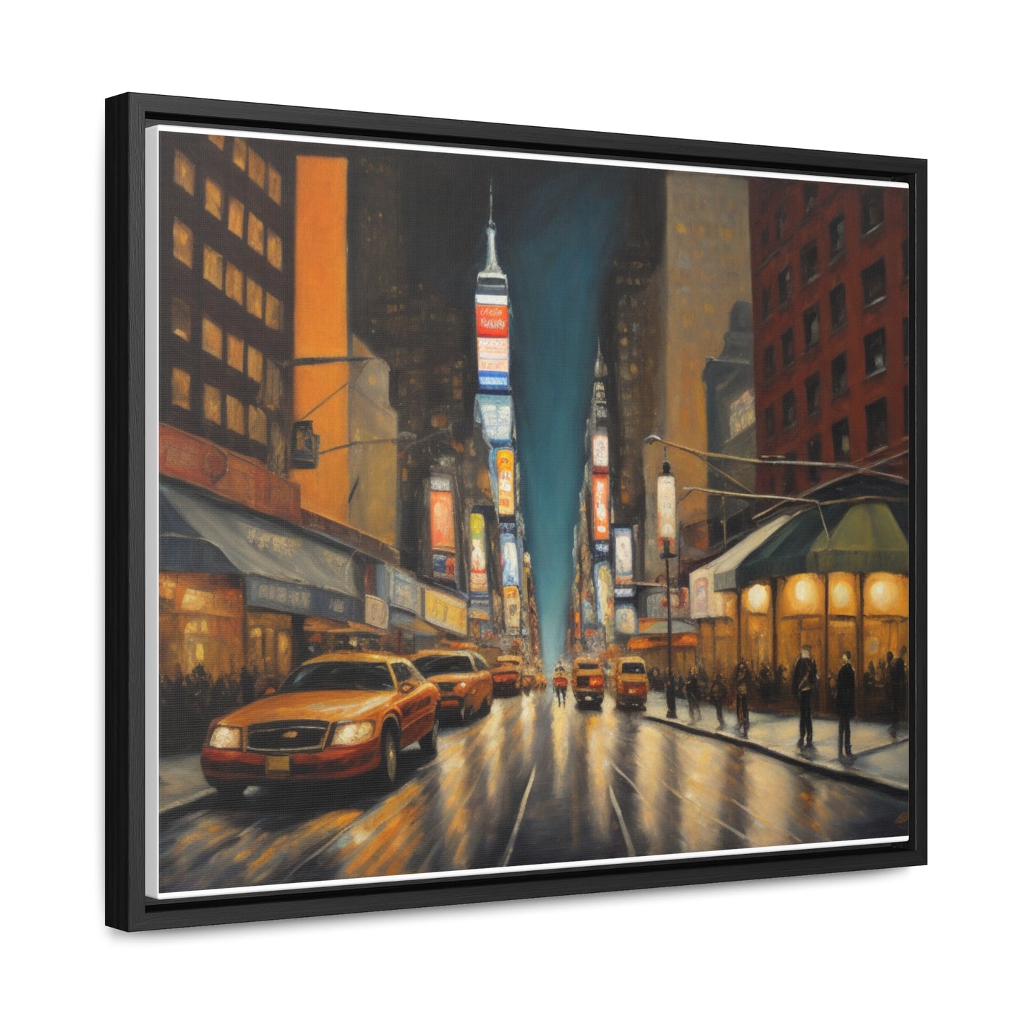 The City, Wall Art, Gallery Canvas Wraps, Horizontal Frame