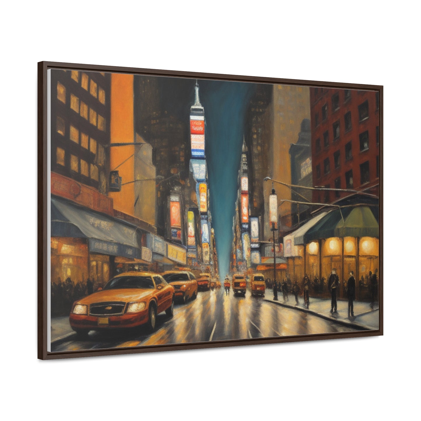 The City, Wall Art, Gallery Canvas Wraps, Horizontal Frame