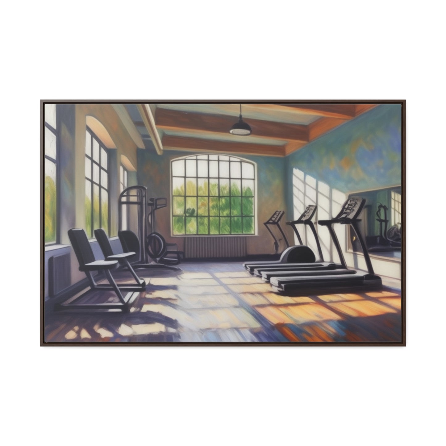 Gym, Work Out, Wall Art, Gallery Canvas Wraps, Horizontal Frame