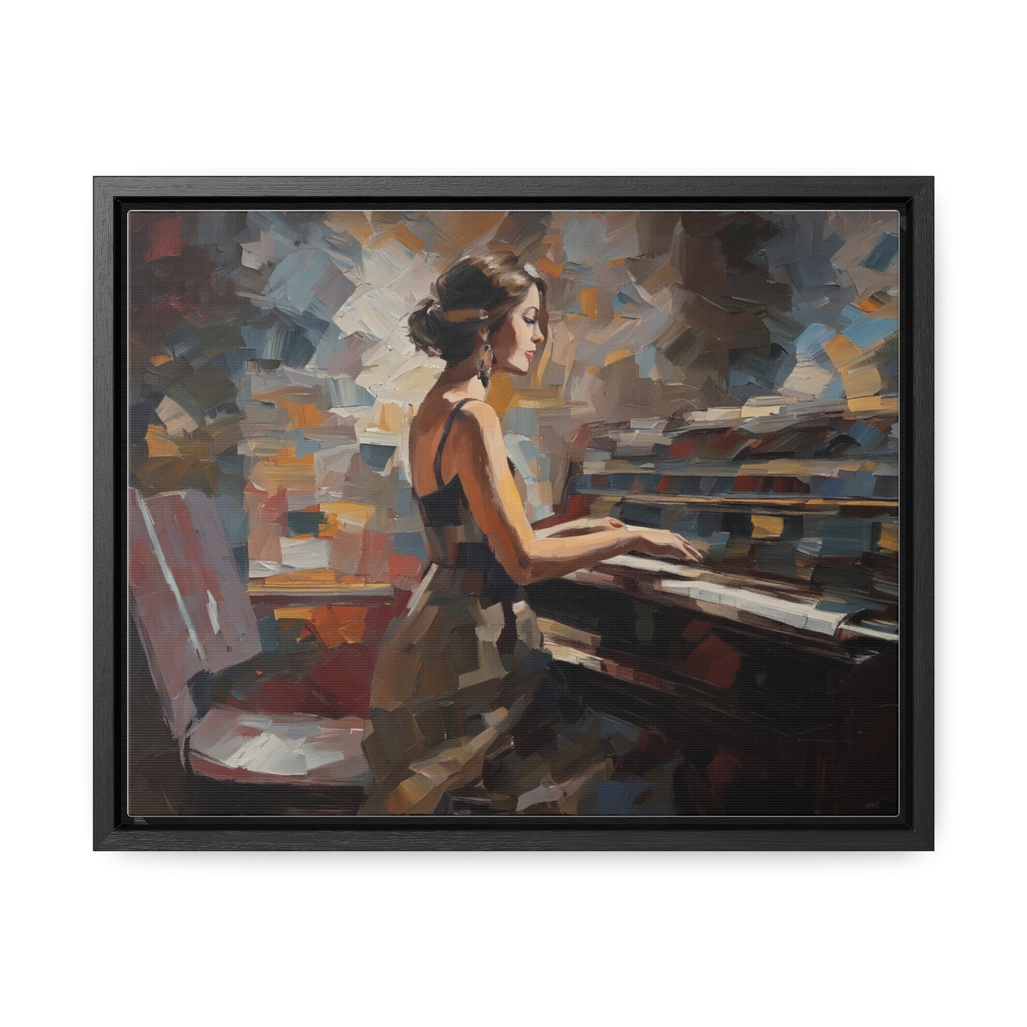 Piano, Wall Art, Gallery Canvas Wraps, Horizontal Frame