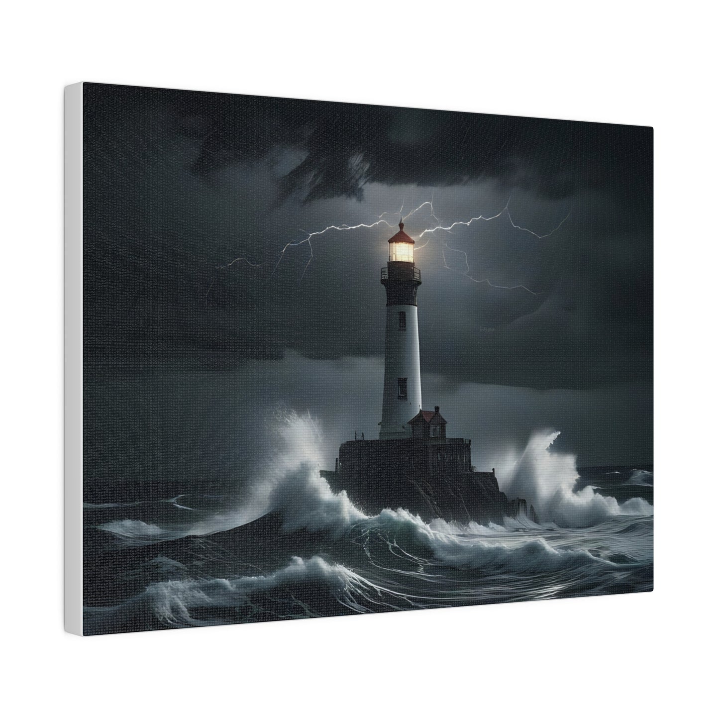 The light house, Wall Art, Matte Canvas, Stretched, 0.75"