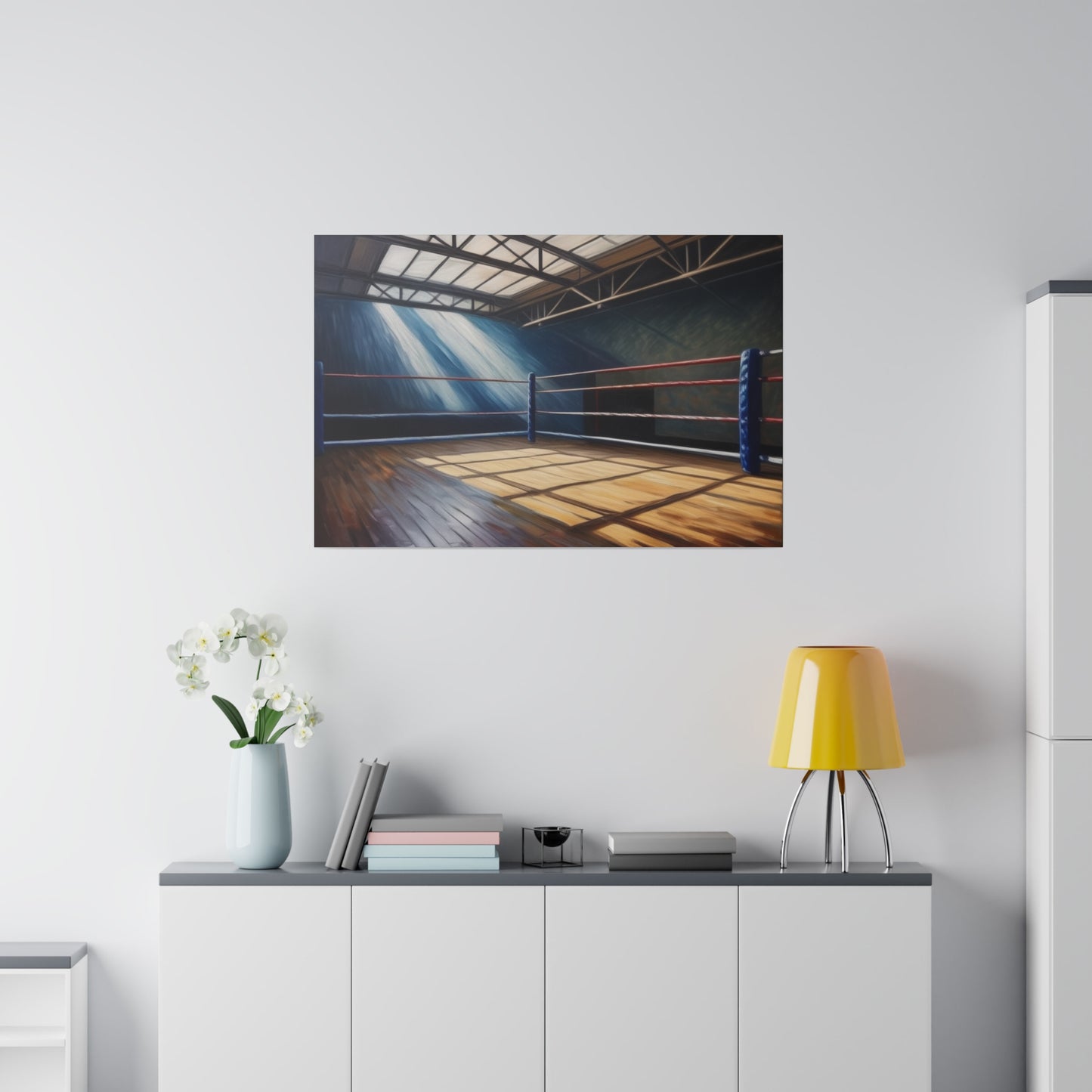 Boxing Ring, Wall Art, Matte Canvas, Stretched, 0.75"