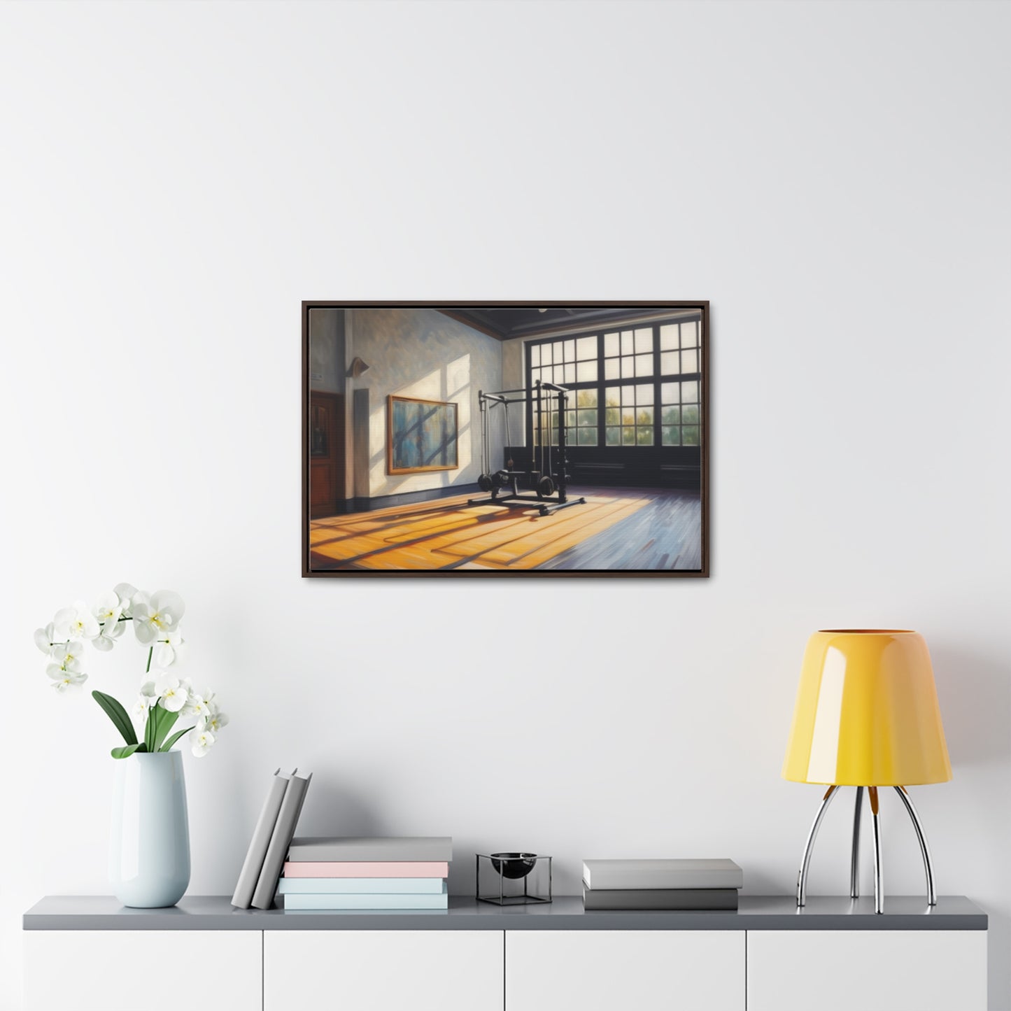 Gym, Workout, Wall Art, Gallery Canvas Wraps, Horizontal Frame