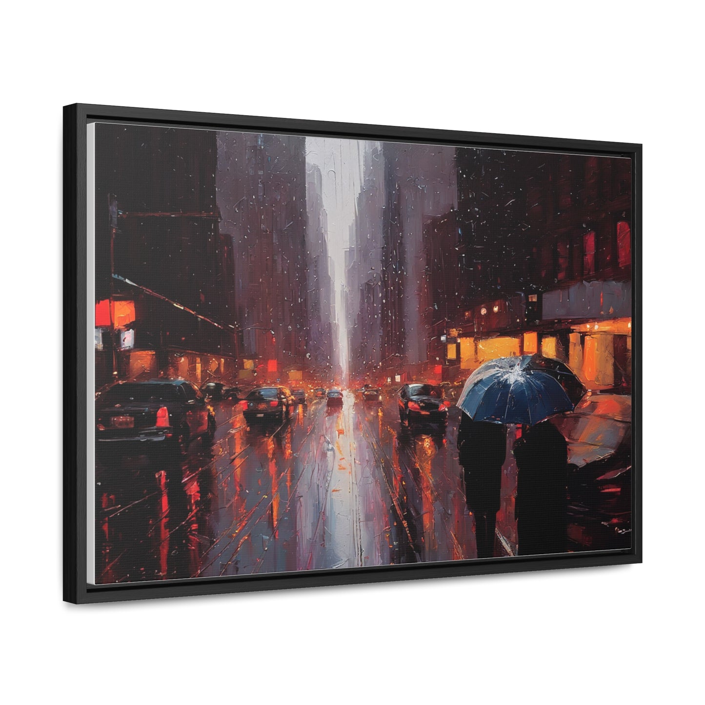 City Streets, Wall Art, Gallery Canvas Wraps, Horizontal Frame