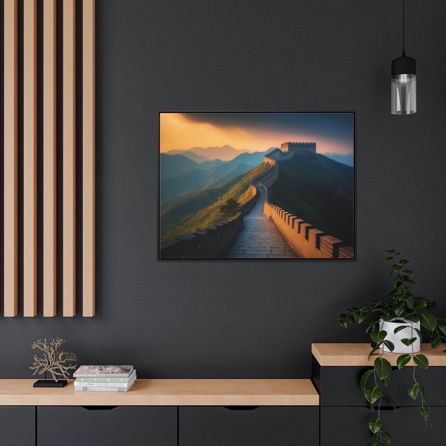 Great Wall of China, Wall Art, Gallery Canvas Wraps, Horizontal Frame