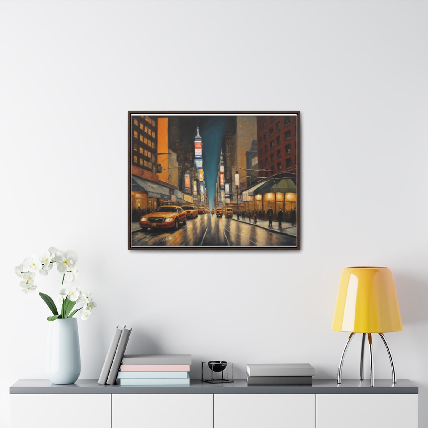 The City, Wall Art, Gallery Canvas Wraps, Horizontal Frame