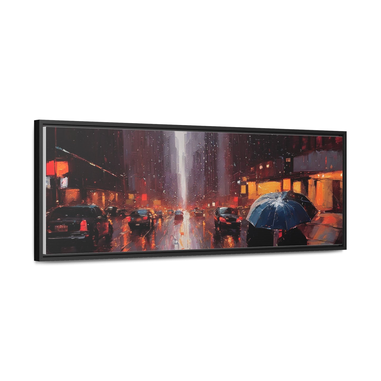 City Streets, Wall Art, Gallery Canvas Wraps, Horizontal Frame