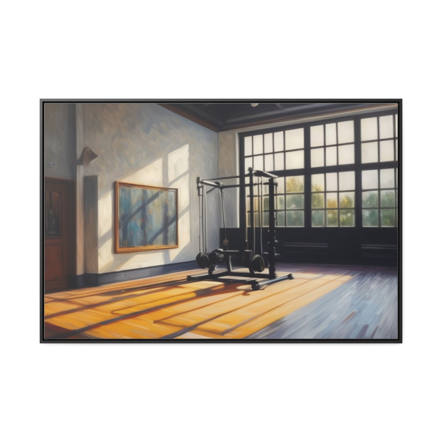 Gym, Workout, Wall Art, Gallery Canvas Wraps, Horizontal Frame