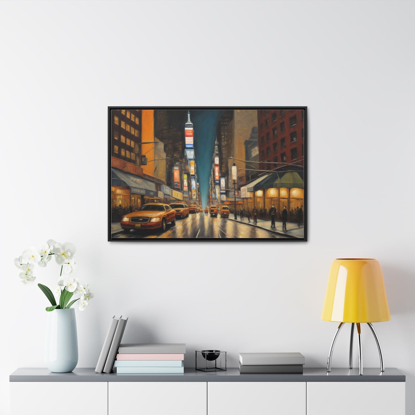 The City, Wall Art, Gallery Canvas Wraps, Horizontal Frame