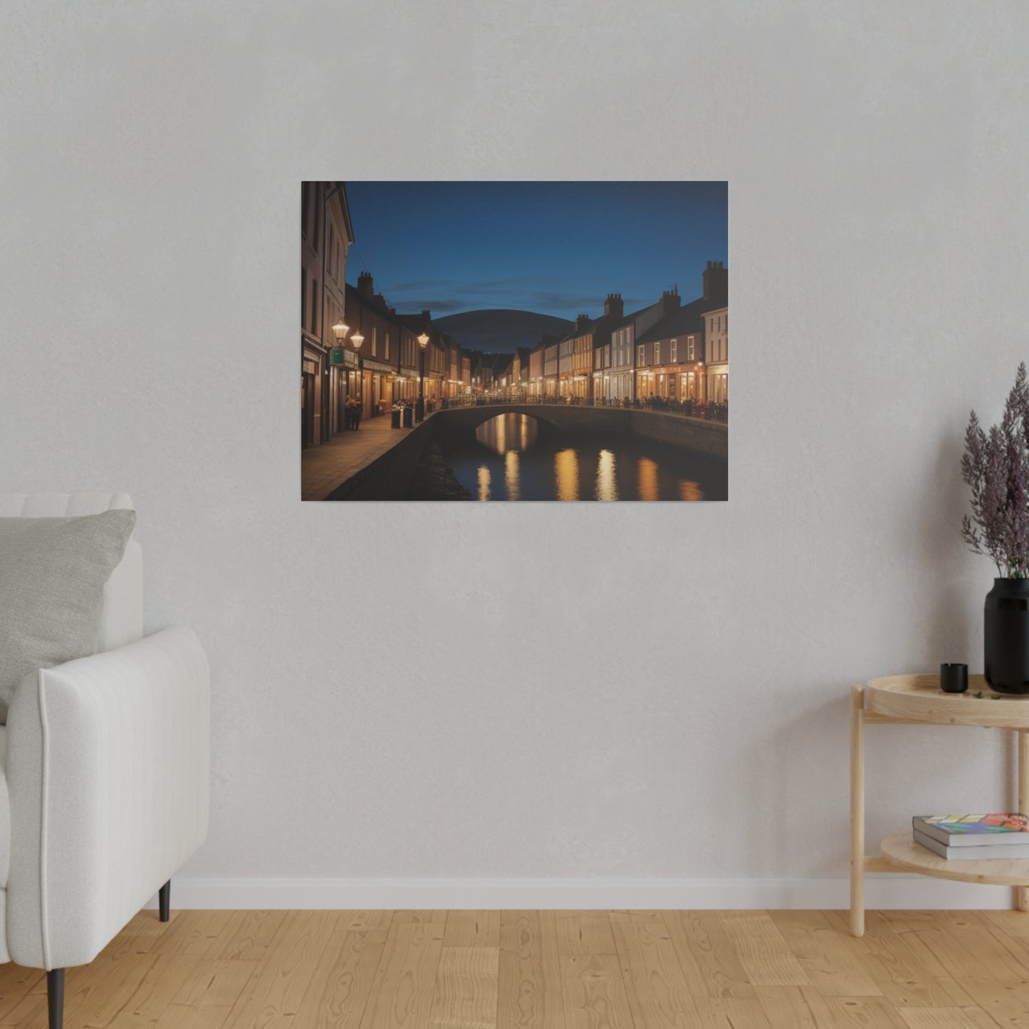 Canal, Wall Art, Matte Canvas, Stretched, 0.75"