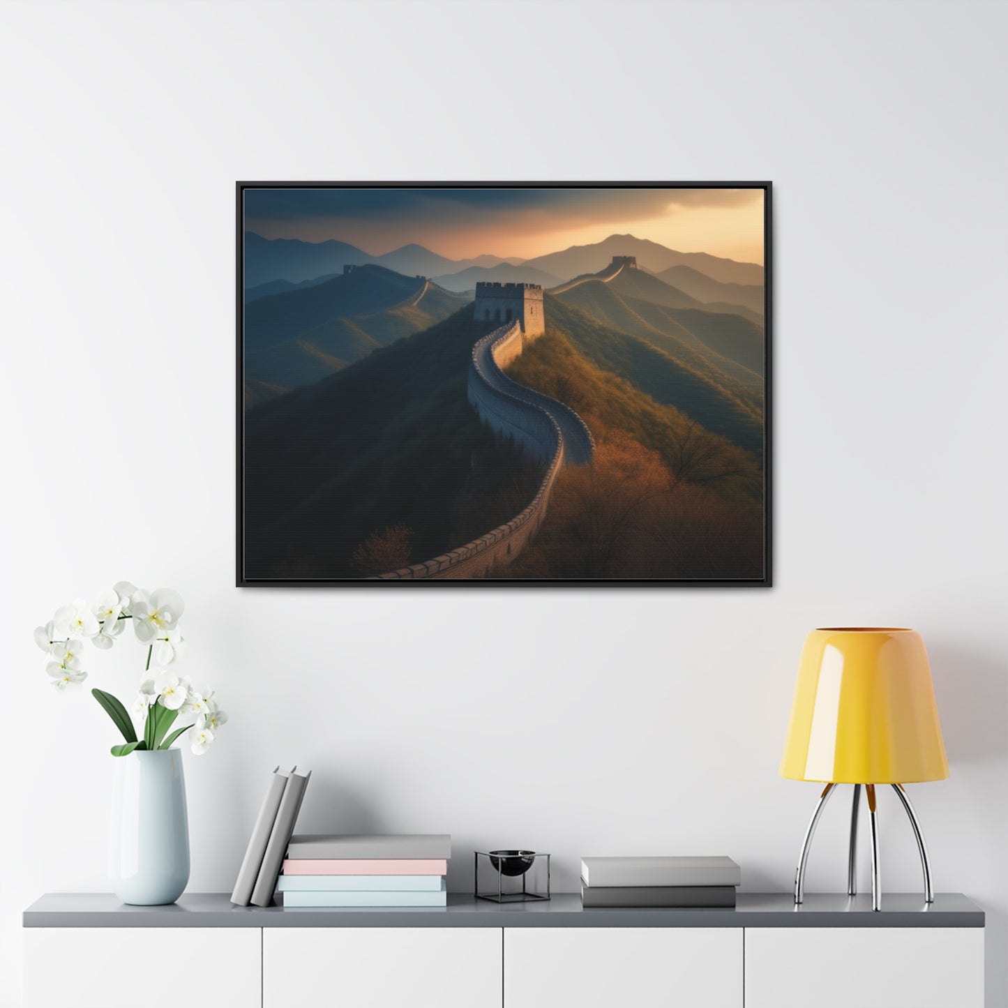 Great Wall, Wall Art,Gallery Canvas Wraps, Horizontal Frame