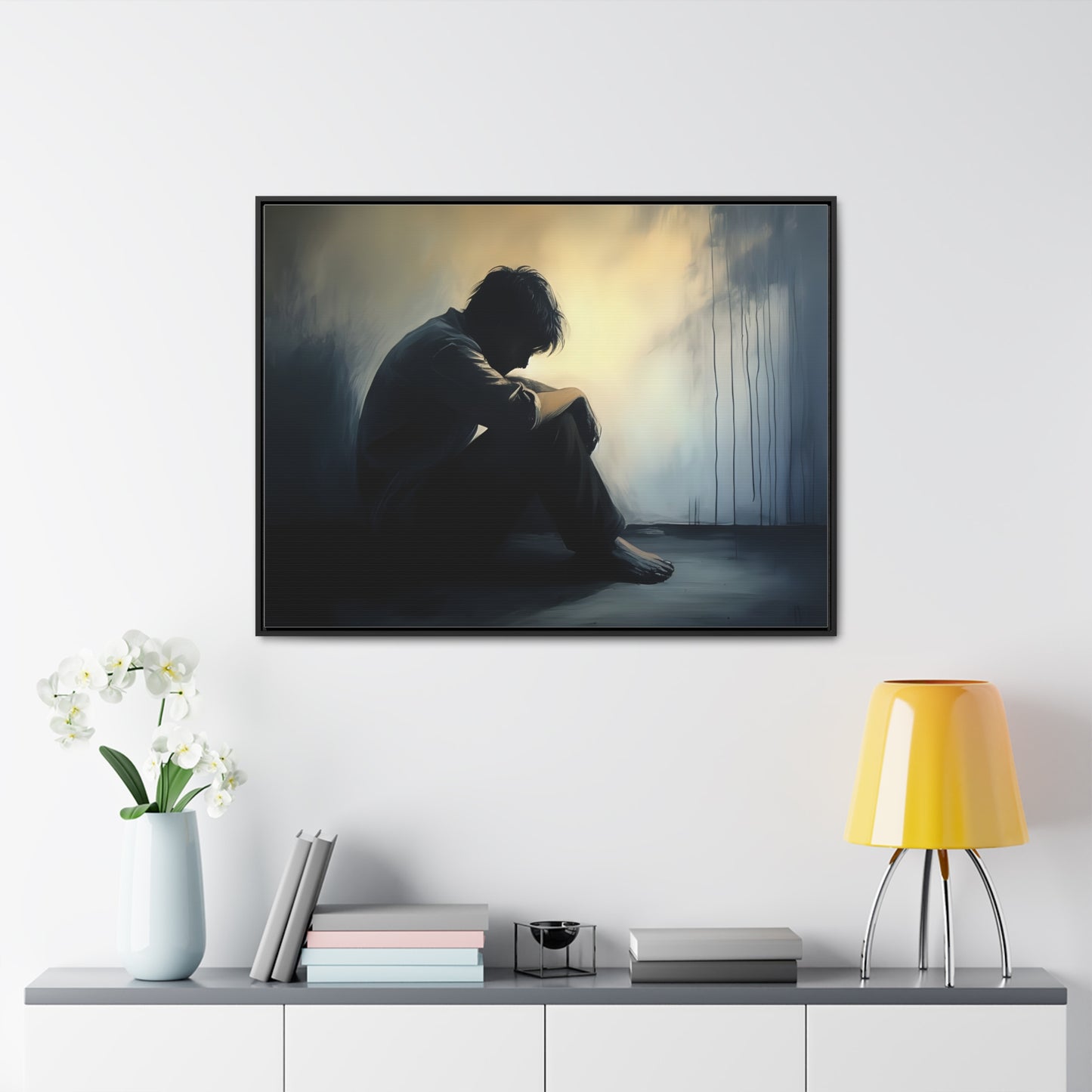 Gloomy, Wall Art, Gallery Canvas Wraps, Horizontal Frame