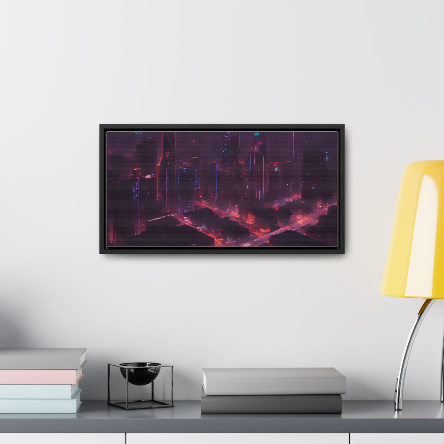 Neon lights, Wall Art, Gallery Canvas Wraps, Horizontal Frame