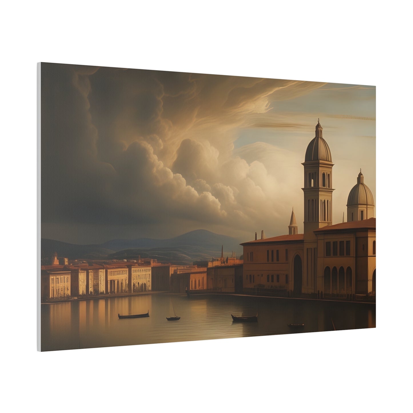 Wall Art, Canal, Matte Canvas, Stretched, 0.75"