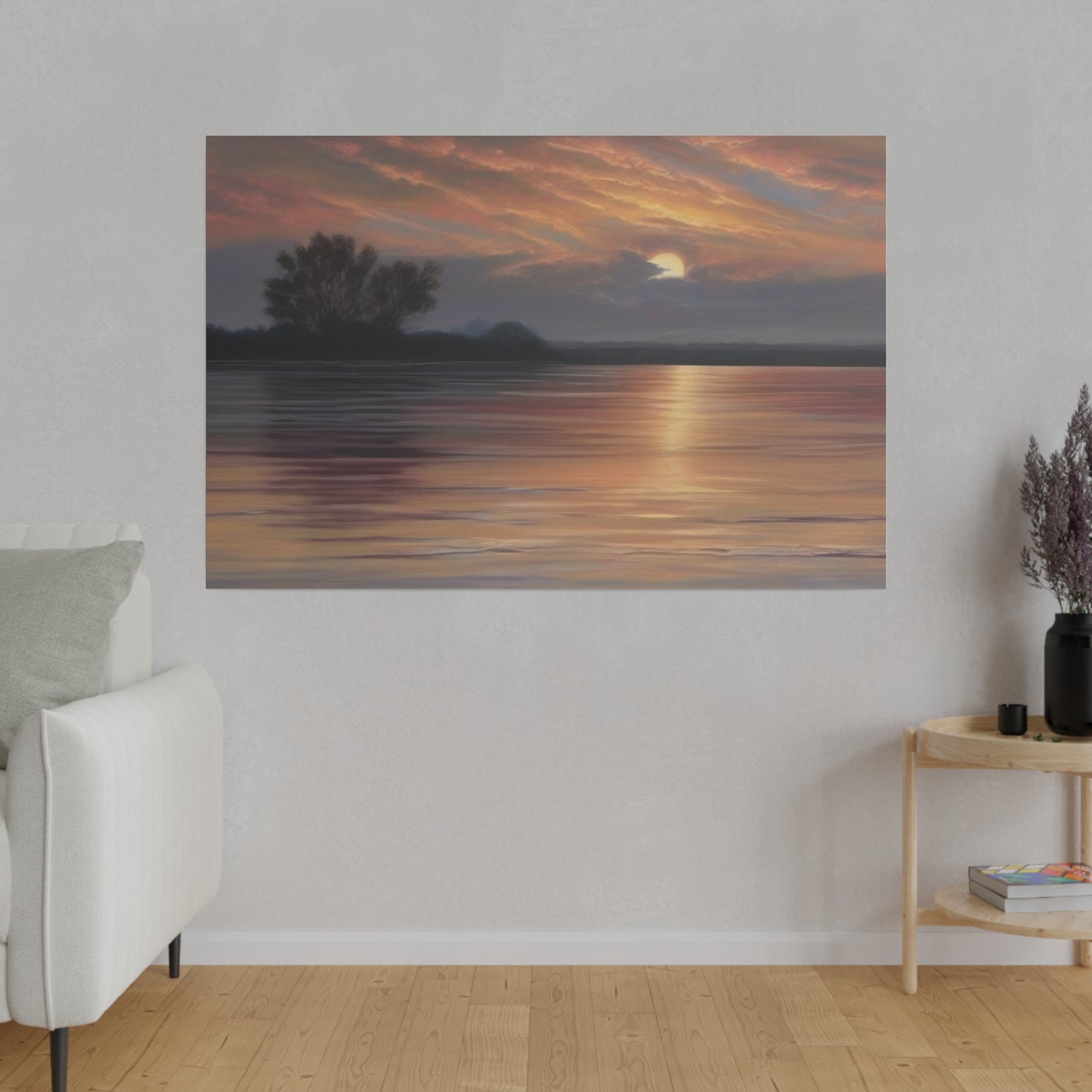 Sun Rise, Wall Art, Matte Canvas, Stretched, 0.75"