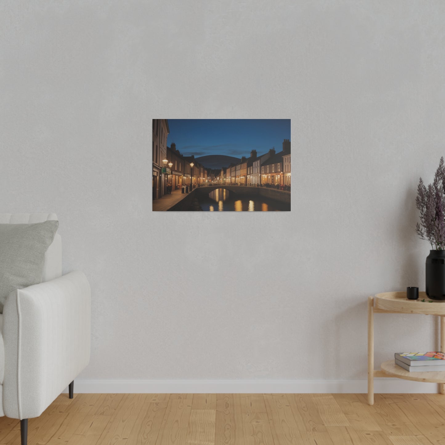 Canal, Wall Art, Matte Canvas, Stretched, 0.75"