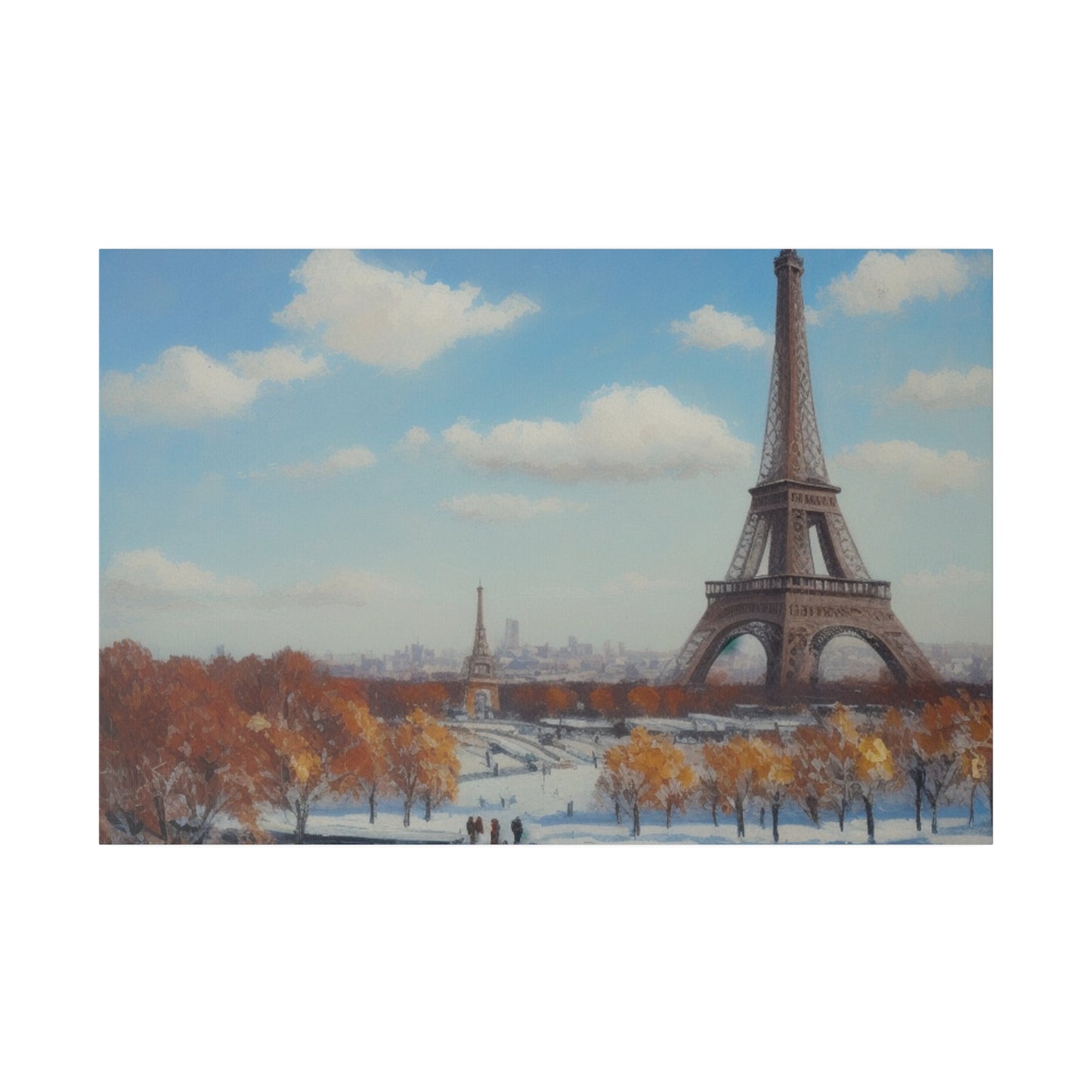 Eiffel Tower, Wall Art, Matte Canvas, Stretched, 0.75"