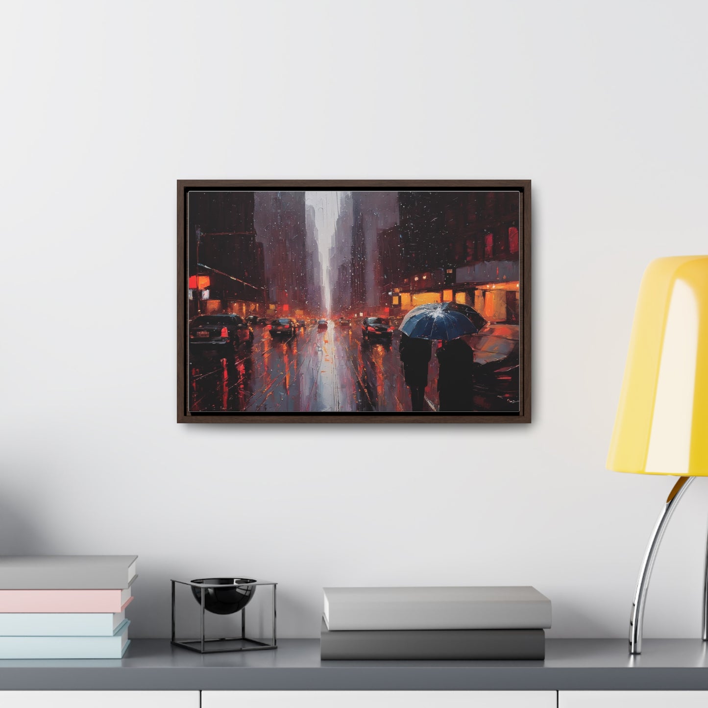 City Streets, Wall Art, Gallery Canvas Wraps, Horizontal Frame