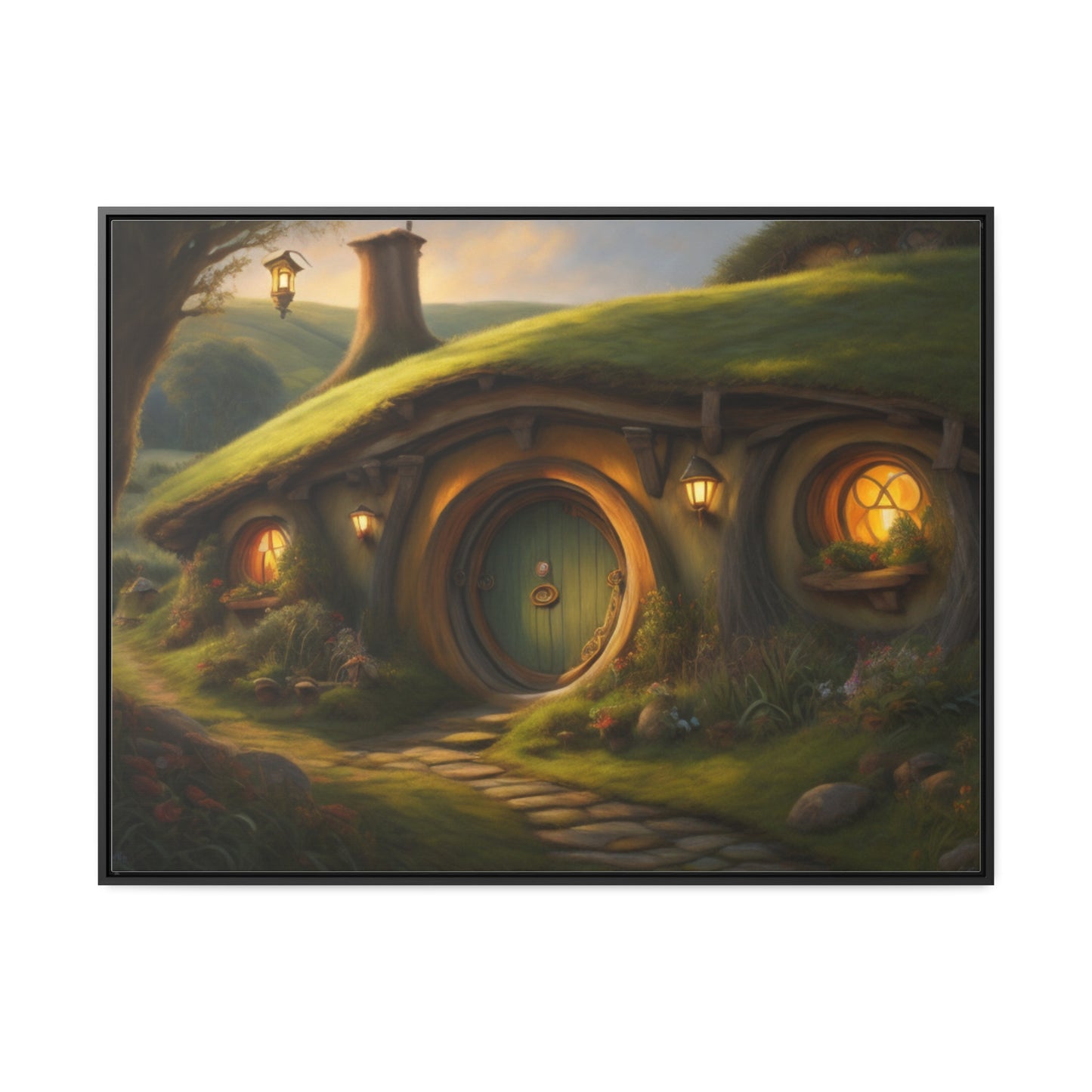 Hobbiton, Wall Art, Gallery Canvas Wraps, Horizontal Frame