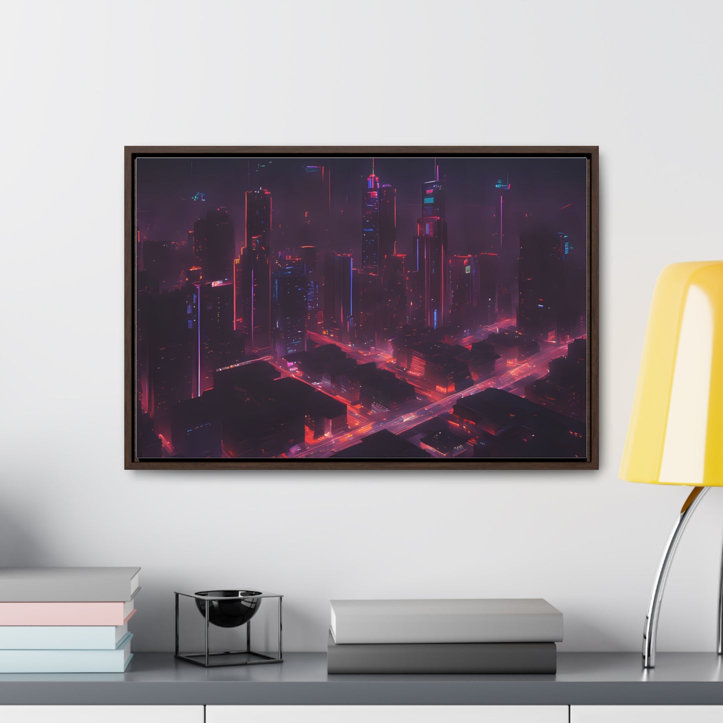 Neon lights, Wall Art, Gallery Canvas Wraps, Horizontal Frame