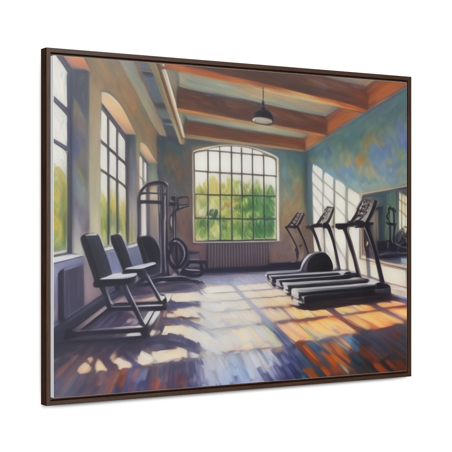 Gym, Work Out, Wall Art, Gallery Canvas Wraps, Horizontal Frame