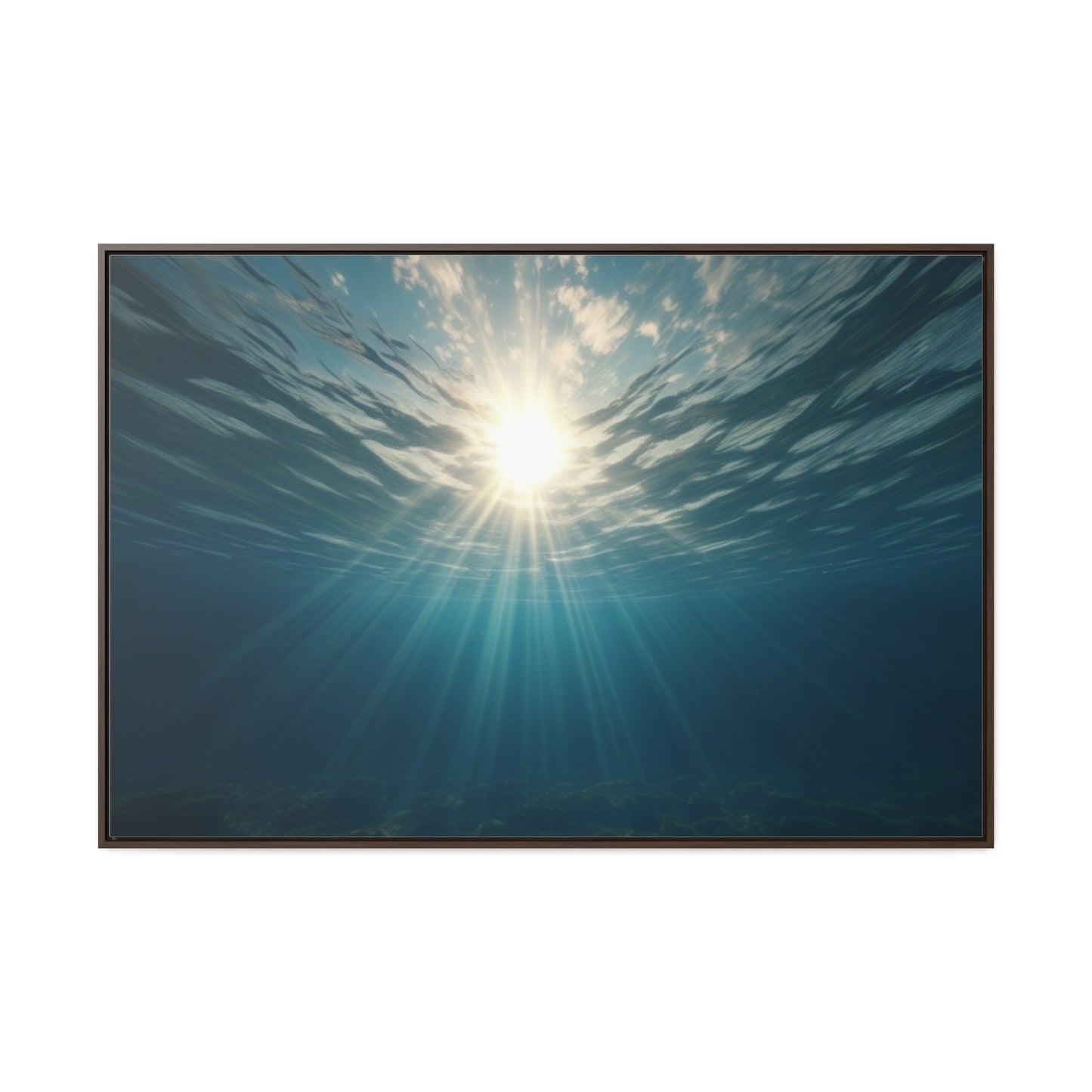 Under Water, Wall Art, Gallery Canvas Wraps, Horizontal Frame