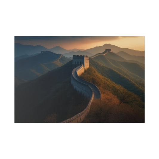 Great Wall, Wall Art, Matte Canvas, Stretched, 0.75"