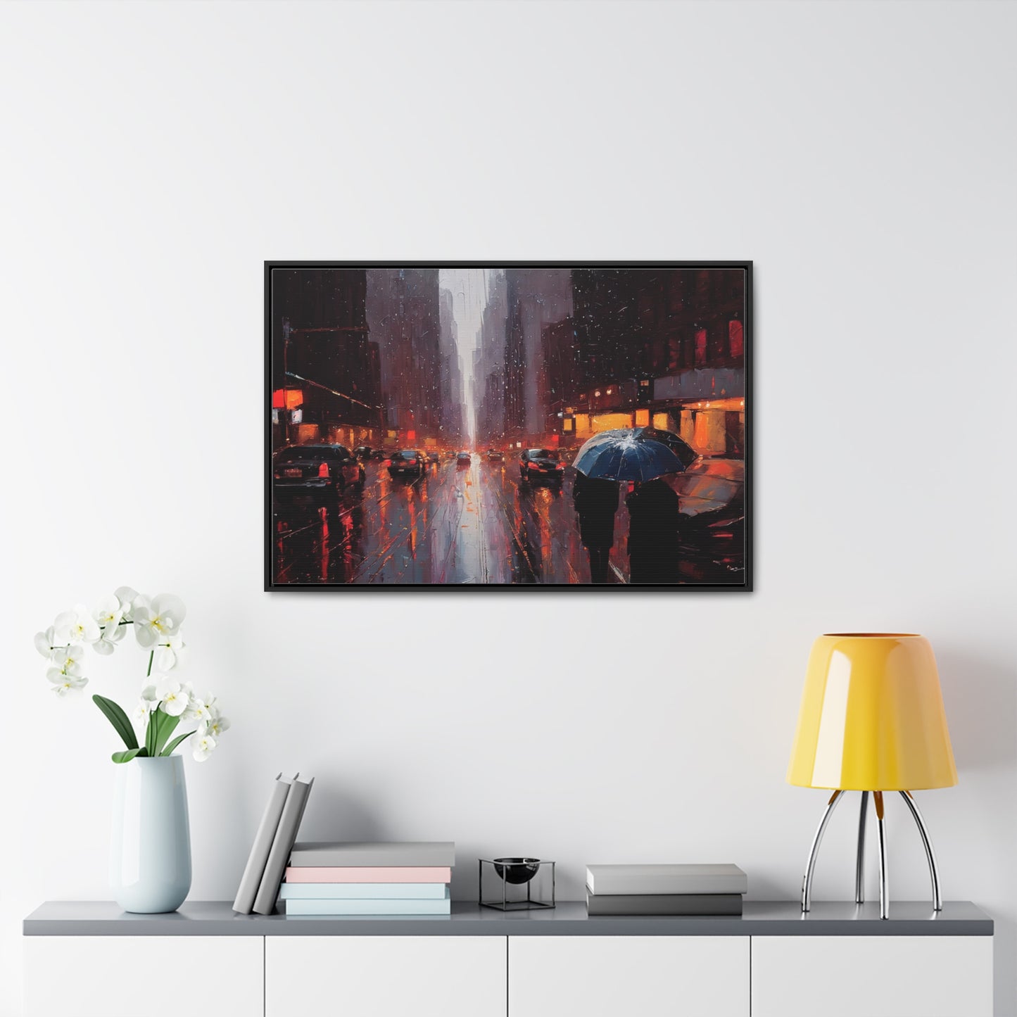 City Streets, Wall Art, Gallery Canvas Wraps, Horizontal Frame