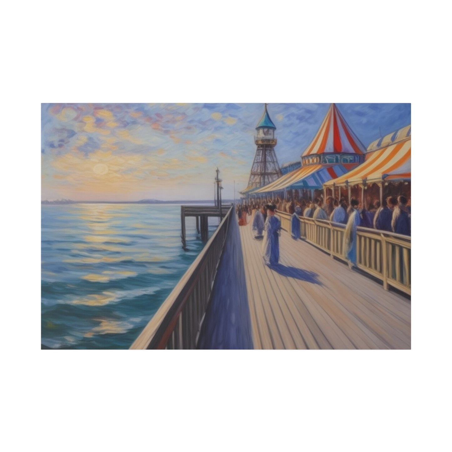 Pier, Wall Art, Matte Canvas, Stretched, 0.75"