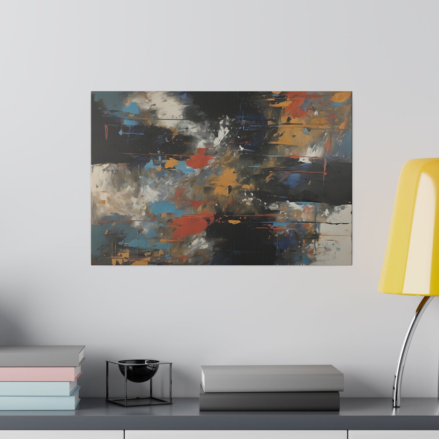 Abstract, Wall Art, Matte Canvas, Stretched, 0.75"