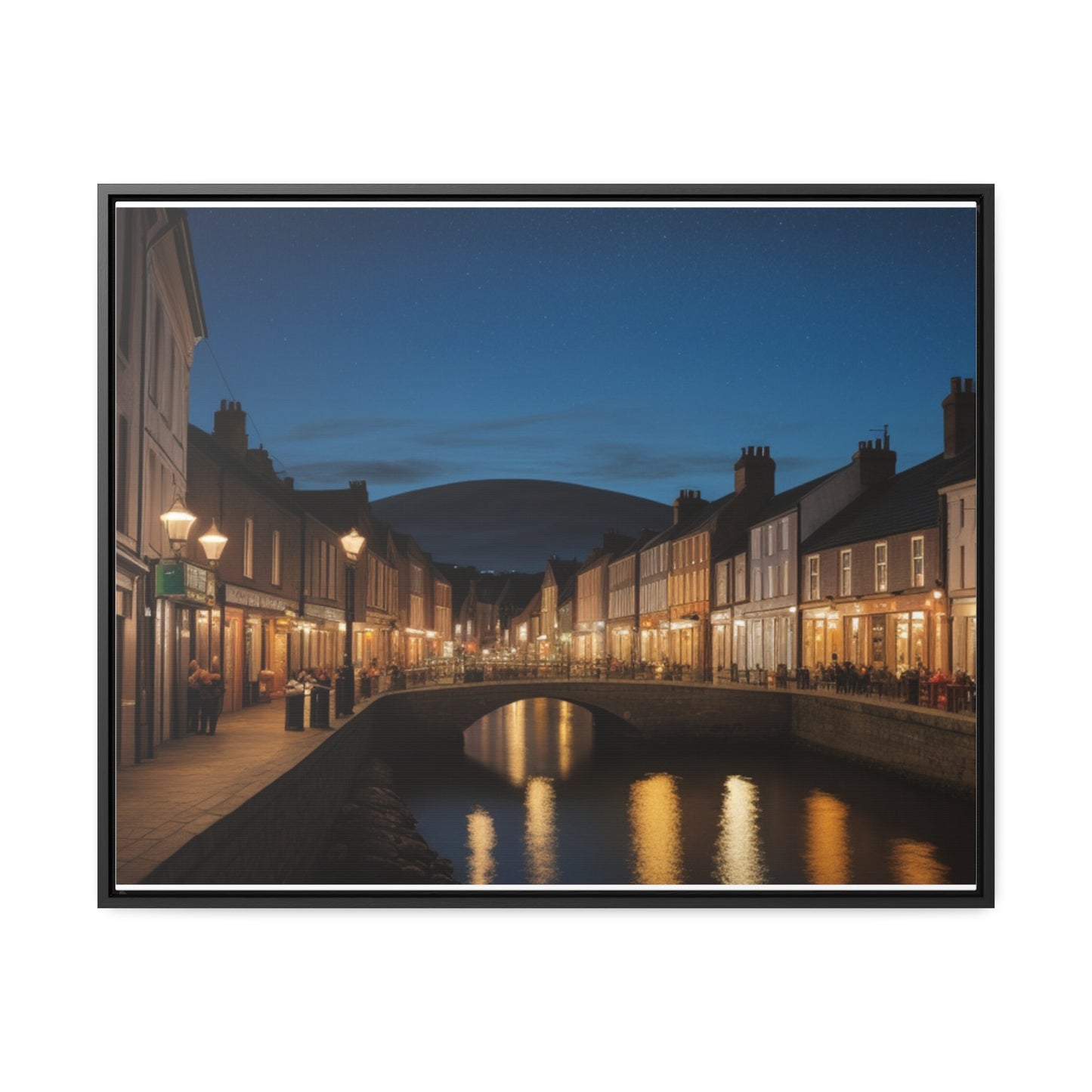 Canal, Wall Art, Gallery Canvas Wraps, Horizontal Frame