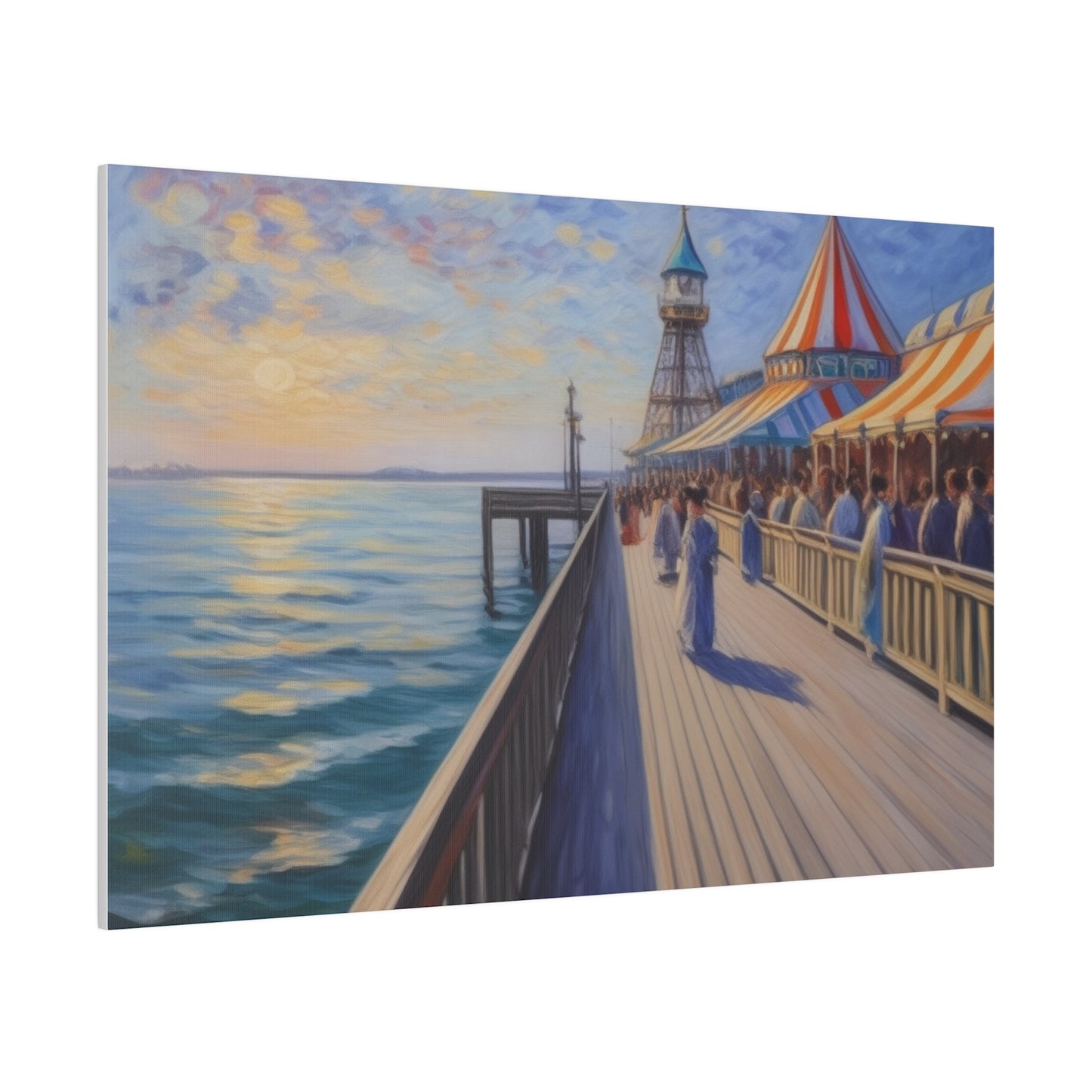 Pier, Wall Art, Matte Canvas, Stretched, 0.75"