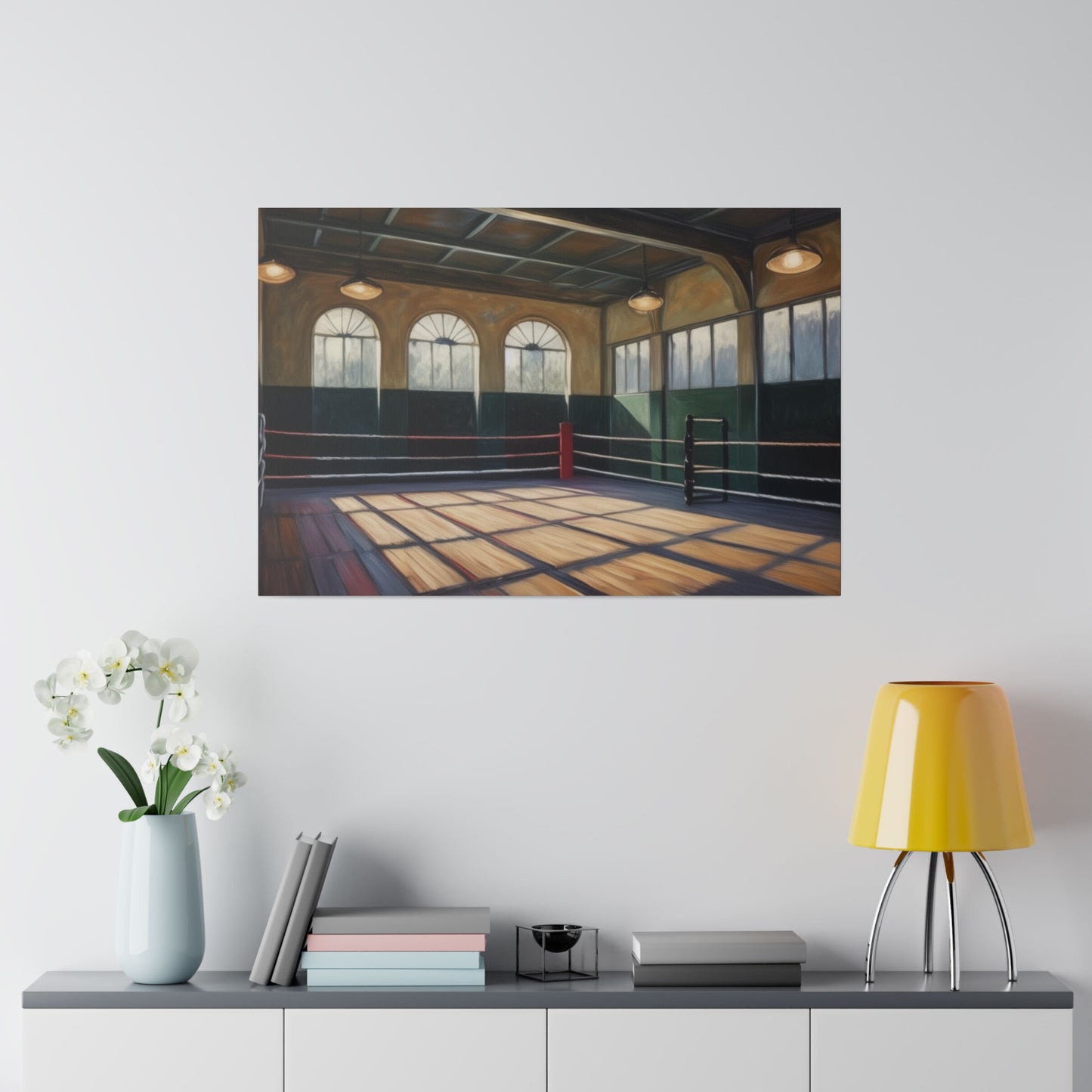 Boxing Gym, Wall ArtMatte Canvas, Stretched, 0.75"