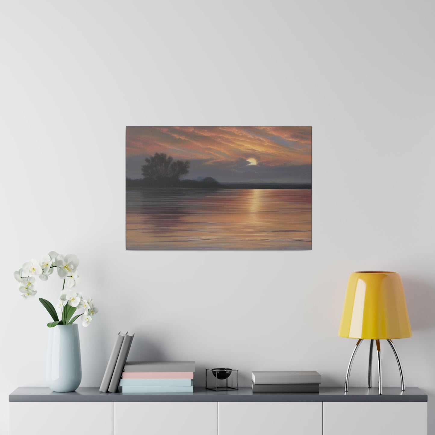 Sun Rise, Wall Art, Matte Canvas, Stretched, 0.75"