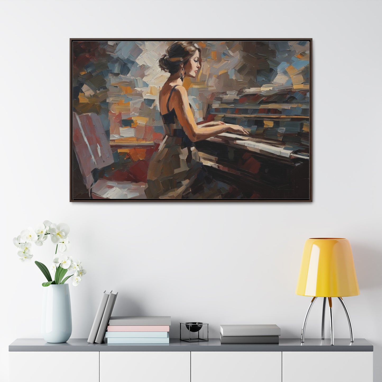 Piano, Wall Art, Gallery Canvas Wraps, Horizontal Frame