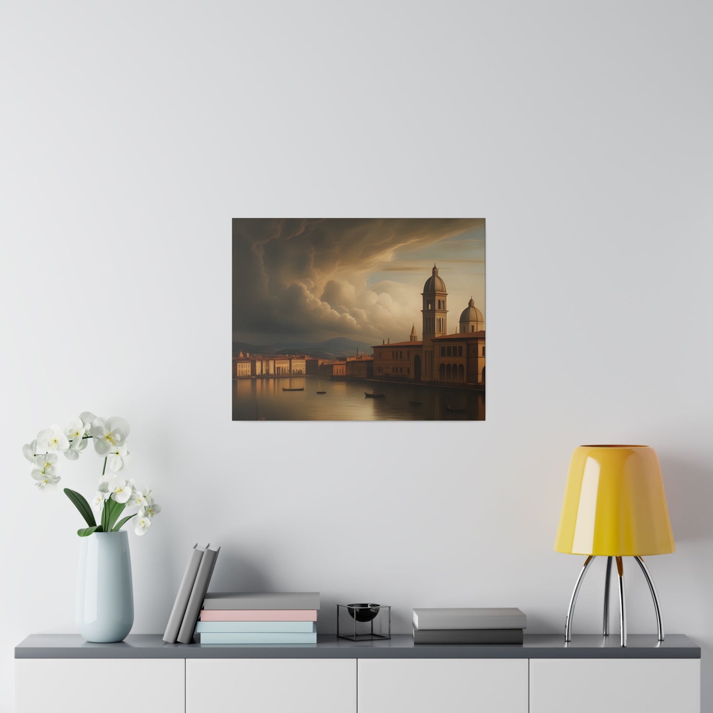 Wall Art, Canal, Matte Canvas, Stretched, 0.75"