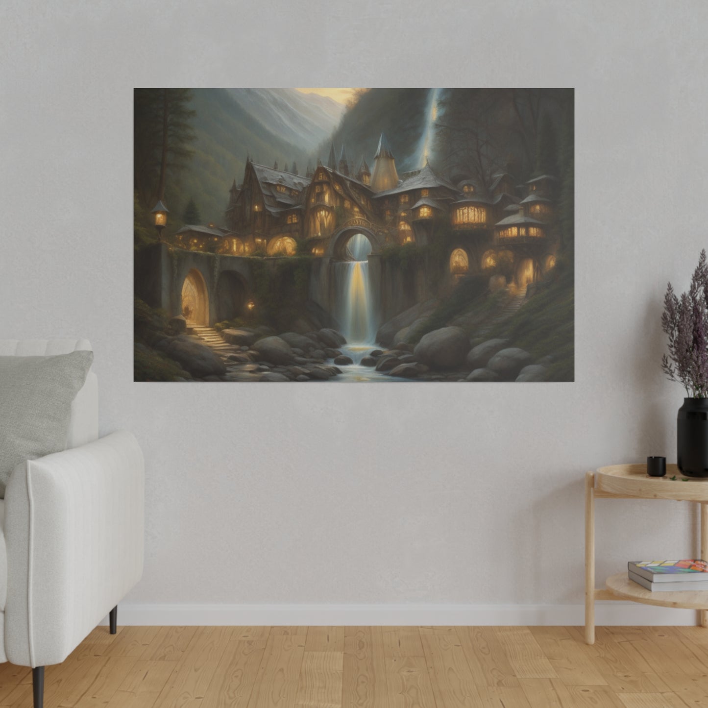 Rivendell, Wall Art, Matte Canvas, Stretched, 0.75"