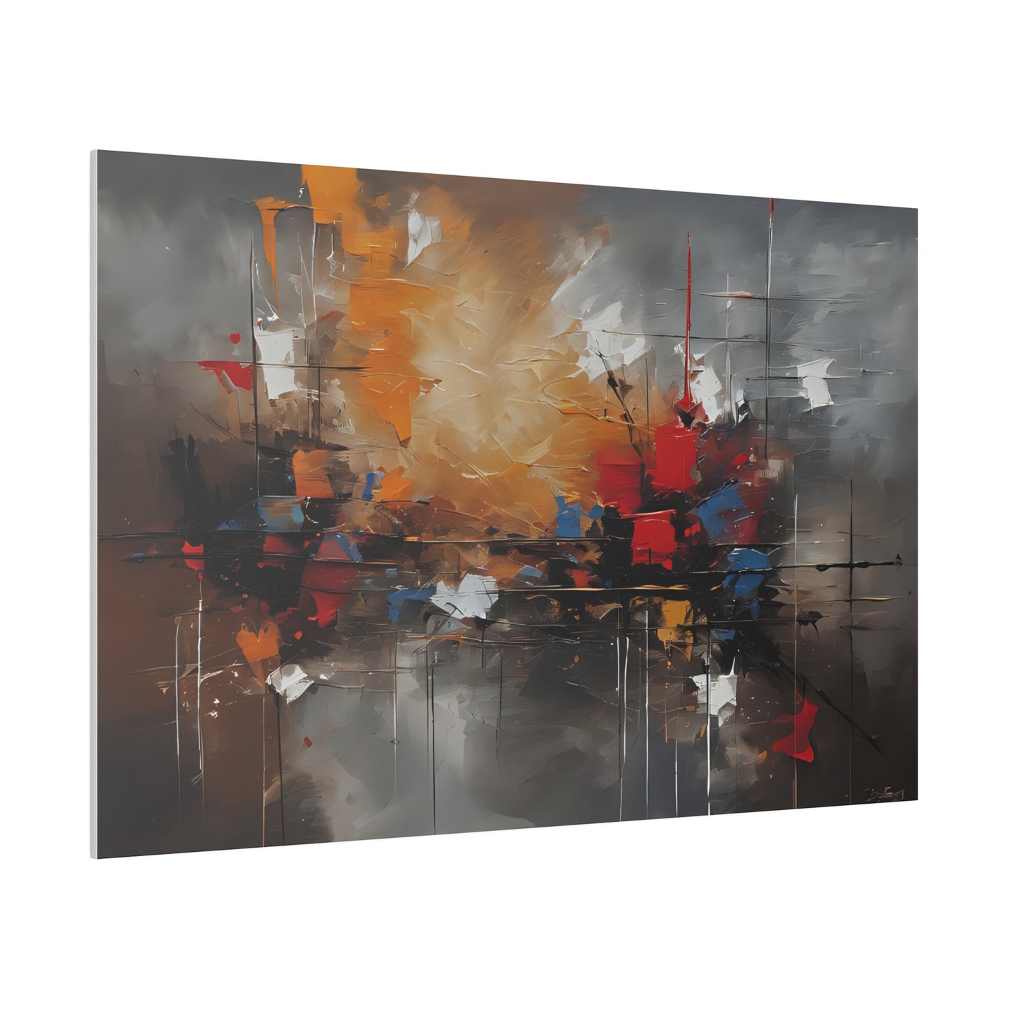 Abstract, Wall Art, Matte Canvas, Stretched, 0.75"