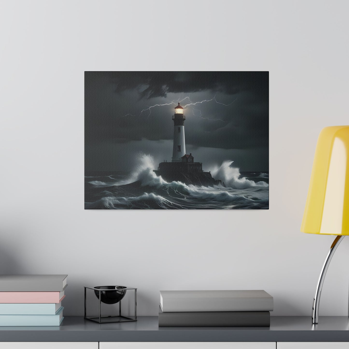 The light house, Wall Art, Matte Canvas, Stretched, 0.75"