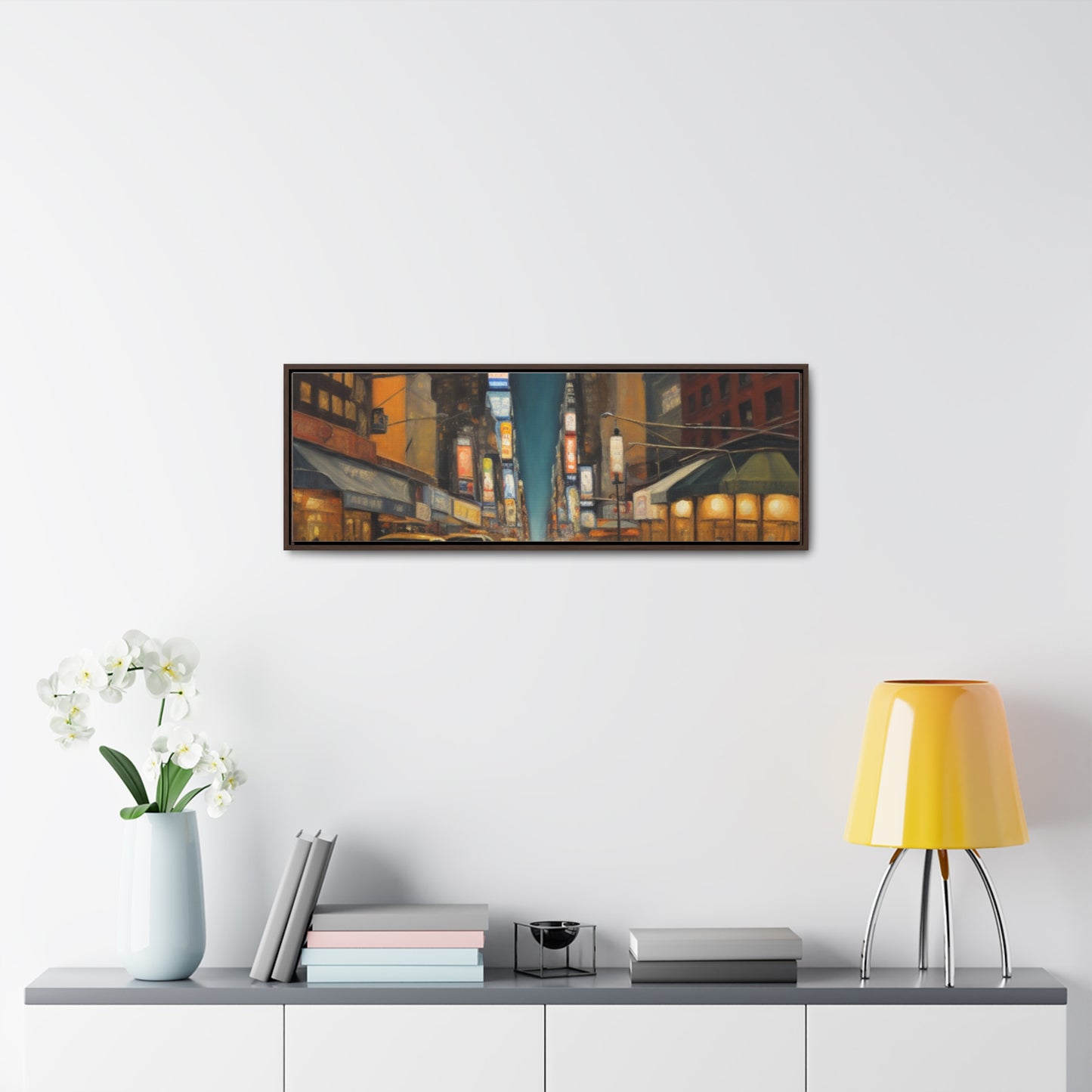 The City, Wall Art, Gallery Canvas Wraps, Horizontal Frame